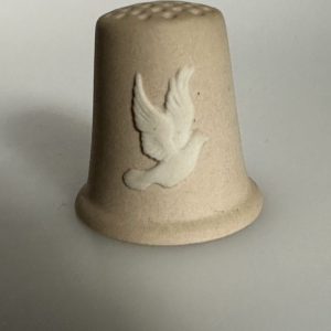 Dove Stone Wedgwood Thimble
